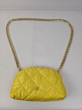 Oliver Thomas Quilted Lemon Yellow Purse Shoudler Bag Handbag OTA2033